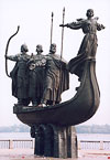 The Kiev founders Kiy, Schek, Khoriv and their sister Lybid'